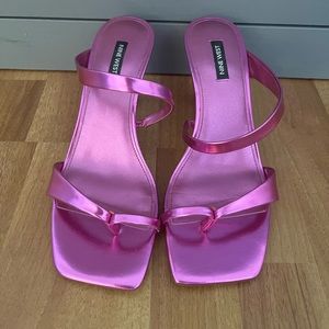 Nine West Size 10 Metallic Purple Heels